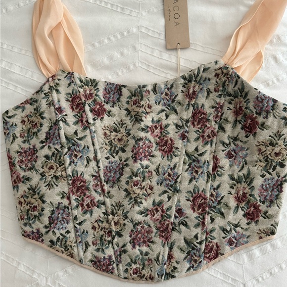 The Post Floral Corset Top - Picture 8 of 9